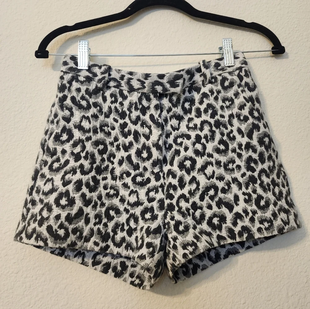 3.1 Phillip Lim Animal Print Shorts